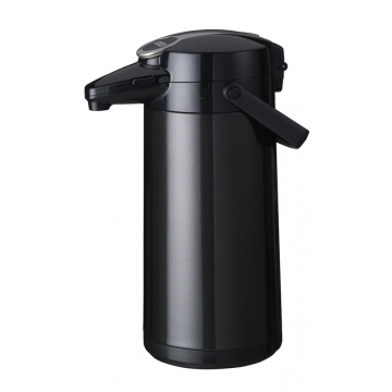 Bravilor Bonamat Airpot Furento, isoleerkan, 2,2 l, RVS, zwart metallic