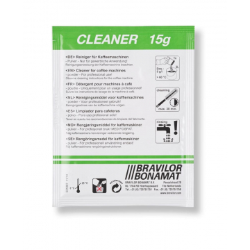 Bravilor Bonamat Cleaner, reinigingsmissel voor filterkoffiezetapparaten, doos van 4 x 15 zakjes van 15 g
