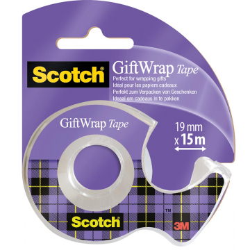 Scotch Gift Wrap tape ft 19 mm x 15 m, op blister