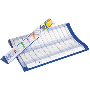 Legamaster jaarplanner 2026, ft 60 x 90 cm, gelamineerd karton, opgerold, met 3 extra kolommen