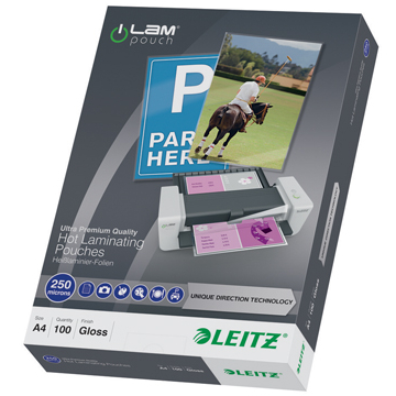 Leitz lamineeretuis Ilam ft A4, 2 x 250 micron, (500 micron), pak van 100 stuks