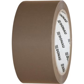 DONAU verpakkingsplakband Hot-Melt, 50 micron, 48 mm x 66 m, bruin