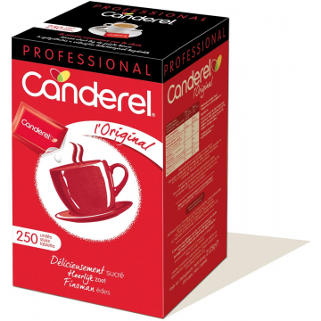 Canderel suiker tabs, 250 Tabs in individuele zakjes, 250 X 85 mg tablet