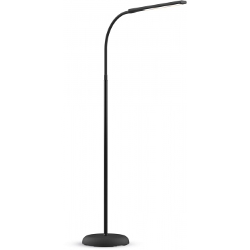 Maul vloerlamp MAULpirro, LED-lamp, dimbaar, zwart