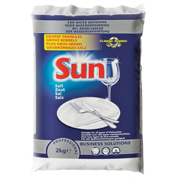 Sun regenereerzout voor de vaatwas, zak van 2 kg