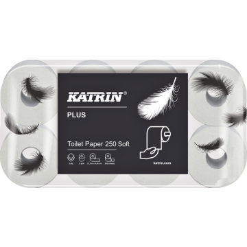 Toiletpapier Katrin 3laags 250 vel wit 11711