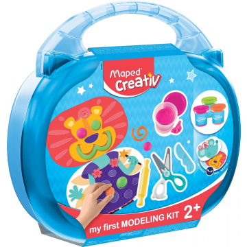 Maped Creativ Early Age modeling kit, knutselkoffer met boetseerklei