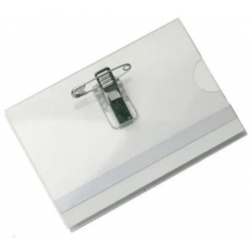 Badge met combiklem, ft 58 x 90 mm, doos van 50 stuks
