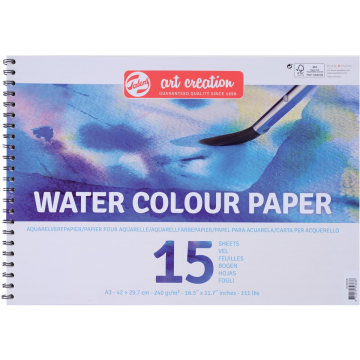 Talens Art Creation aquarelpapier 240 g/m² ft A3, blok met 15 vellen