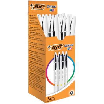 Bic balpen Cristal Up zwart