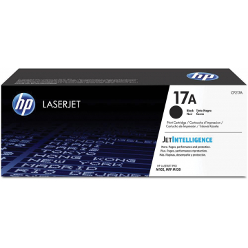 HP toner 17A zwart, 1.600 pagina's - OEM: CF217A