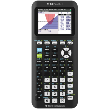 Texas grafische rekenmachine TI-84 Plus CE-T Python edition, zwart