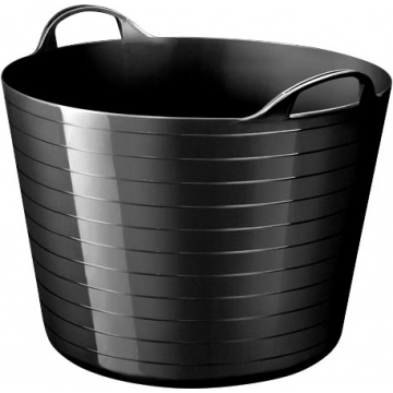 Strata by CEP soepele mand 40 liter, zwart