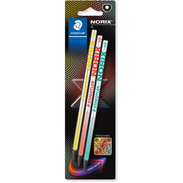 Staedtler grafietpotlood Norix, blister van 3 stuks