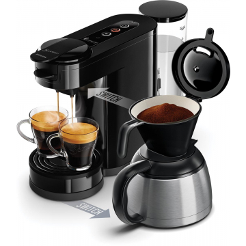 Philips Senseo Switch koffiezetapparaat, voor filterkoffie en koffiepads