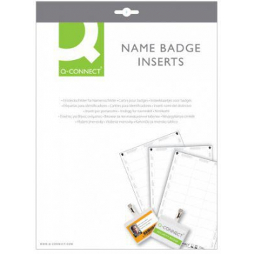 Q-Connect badge met combiklem 90 x 54 mm