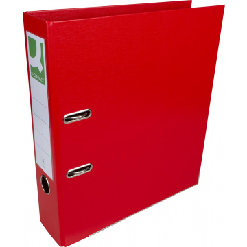 Q-CONNECT ordner, voor ft A4, volledig uit PP, rug van 8 cm, rood