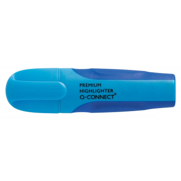 Q-Connect Premium markeerstift, blauw