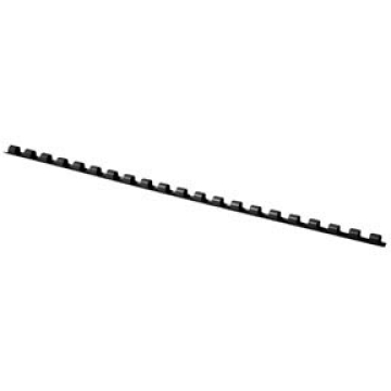 Q-Connect bindrug 6mm 21 rings 100 stuks zwart