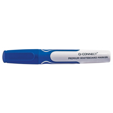 Q-Connect whiteboard marker, ronde punt, blauw