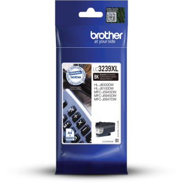 Brother inktcartridge, 6.000 pagina's, OEM LC-3239XLBK, zwart