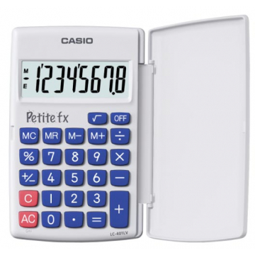 Casio zakrekenmachine Petite FX, wit