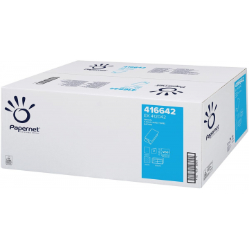 Papernet papieren handdoeken Special, V-vouw, 2-laags, 15 x 266 vellen, wit