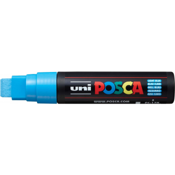 uni-ball Paint Marker op waterbasis Posca PC-17K lichtblauw