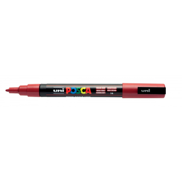 Posca paintmarker PC-3M donkerrood