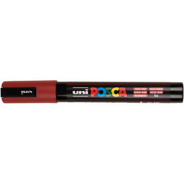 uni-ball Paint Marker op waterbasis Posca PC-5M robijnrood