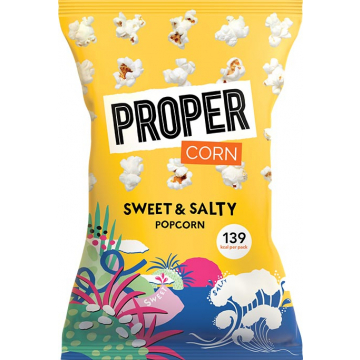 Proper popcorn Sweet & Salty, zak van 30 g