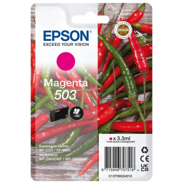 Epson inktcartridge 503, 165 pagina's, OEM C13T09Q34010, magenta