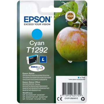 Epson inktcartridge T1292 cyaan, 460 pagina's - OEM: C13T12924012