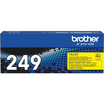 Brother toner, 4.000 pagina's, OEM TN-249Y, geel