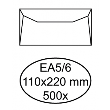 Envelop Tyvek akte C4 229x324 54gr wit