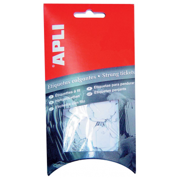 Apli draadetiketten ft 36 x 53 mm (b x h) (7013), etui van 100 stuks