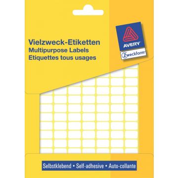 Avery Witte etiketten ft 13 x 8 mm (b x h), 3.712 stuks