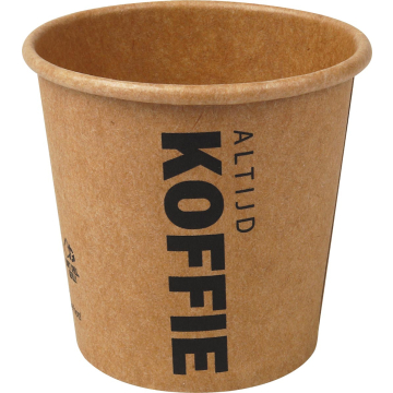 Beker uit karton (altijd koffie), 118 ml, diameter 63 mm, pak van 50 stuks