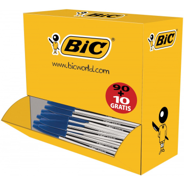 Bic Balpen Cristal Medium Voordeelpak blauw