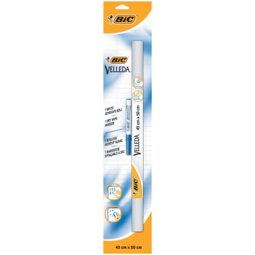 Bic zelfklevende rollen (whiteboard vellen) Velled ft 45 x 50 cm