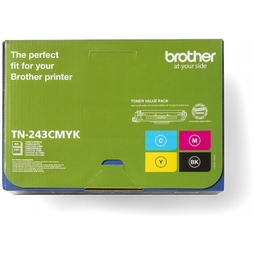 Brother toner, 1.000 pagina's, OEM TN-243CMYK, 4 kleuren