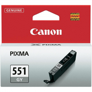 Canon Inktcartridge grijs CLI551GY - 780 pagina's - 6512B001