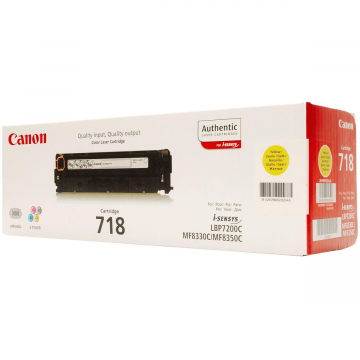 Canon Tonercartridge geel 718Y - 2900 pagina's - 2659B002