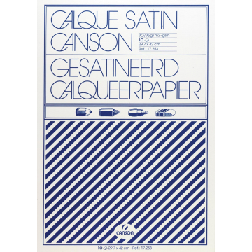 Canson kalkpapier ft 29,7 x 42 cm (A3), etui van 10 blad