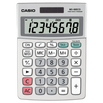 Casio bureaurekenmachine MS-88 ECO