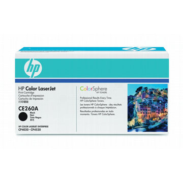 HP toner 647A, 8 500 pagina's, OEM CE260A, zwart