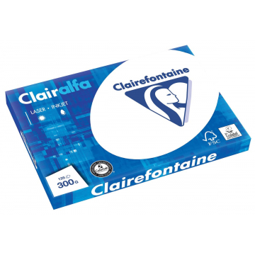 Clairefontaine Clairalfa presentatiepapier A3, 300 g, pak van 125 vel