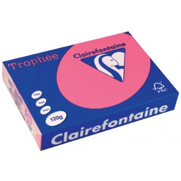 Clairefontaine Trophée Intens A4 fuchsia, 120 g, 250 vel