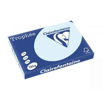 Clairefontaine Trophée Pastel A3 azuurblauw, 120 g, 250 vel