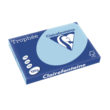 Clairefontaine Trophée Pastel A3 blauw, 120 g, 250 vel